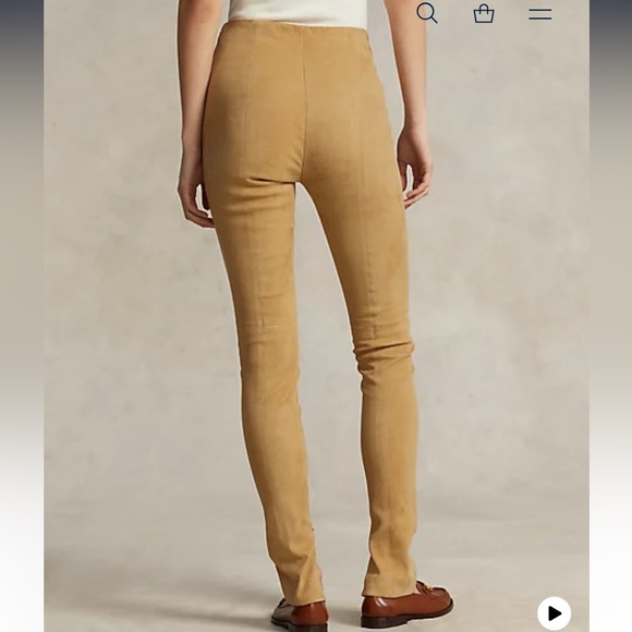 🌸Ralph Lauren suede stretch pants - Picture 6 of 12
